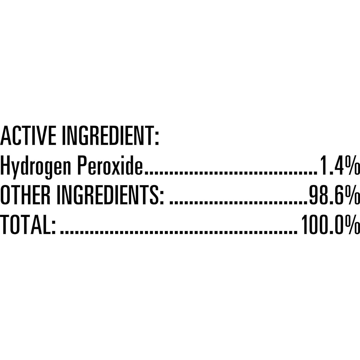 Hydrogen Peroxide Cleaner Bleach Free Wipes, 128oz Refill 32oz