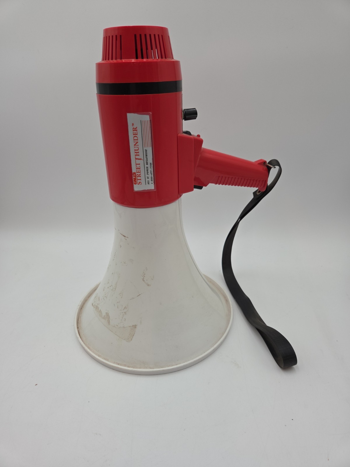 Galls Street Thunder Megaphone Bull Horn 15” W/ 9” Cone – Parts or Repair