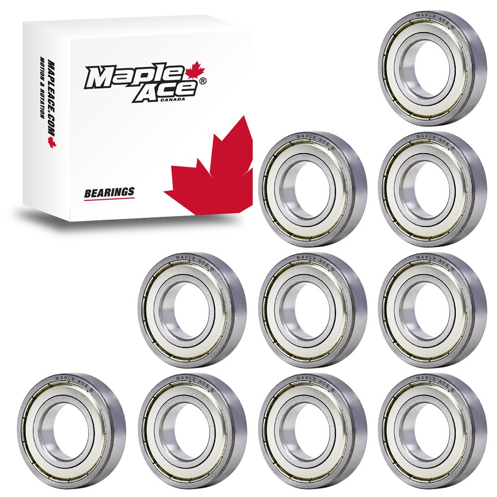 6207-ZZ Ball Bearing 35x72x17mm 6207 ZZ Metal Shielded (Qty 10)