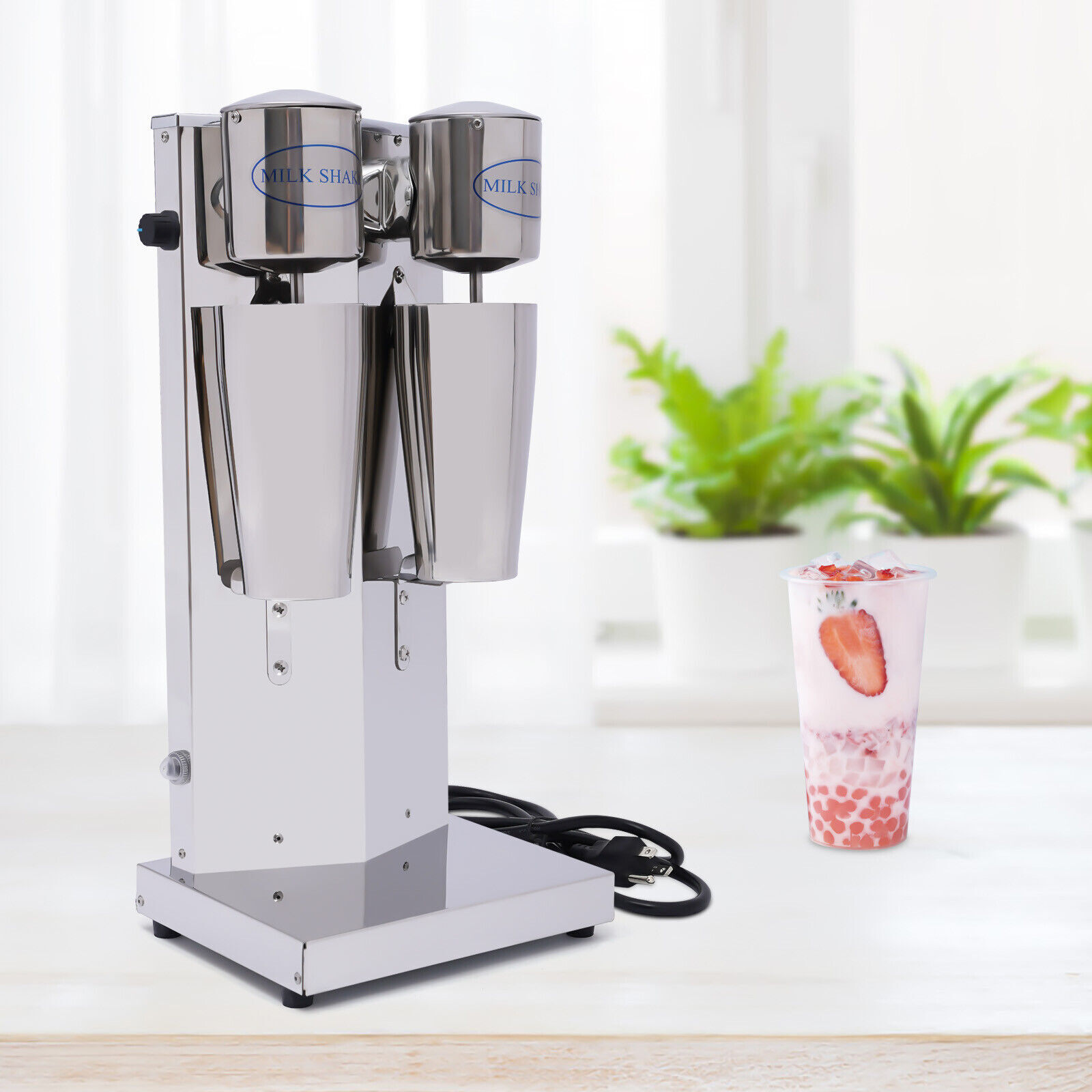 800ml Milk Shaker Machine Commercial Stainless Steel Milk Shaking Drink Mixer