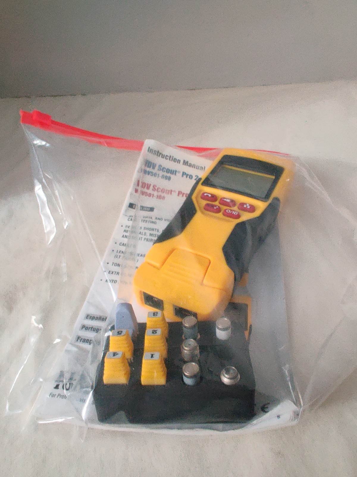 Klein Tools VDV Scout Pro 2 Tester Kit RJ11 RJ12 RJ45 Coax