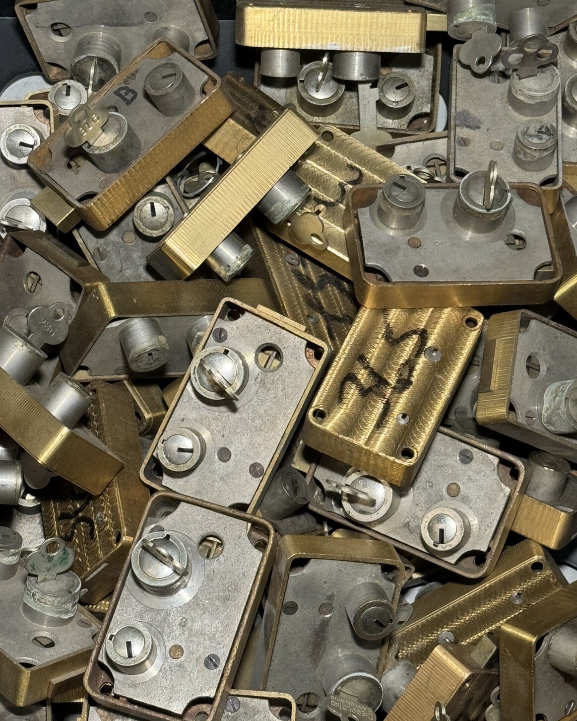 1x Vintage/Antique Safe Deposit Box Lock – See Details