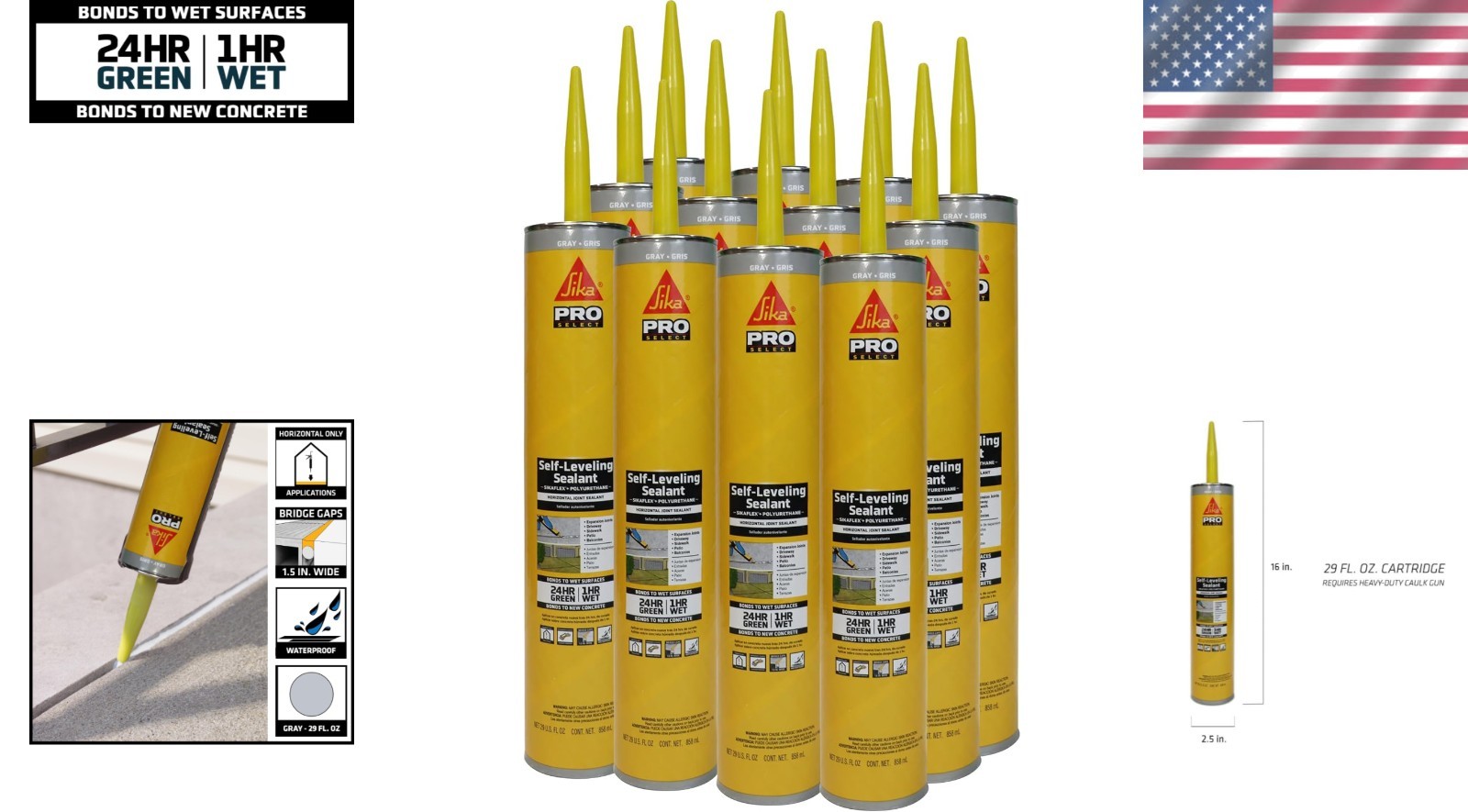 Accelerated Curing Concrete Sealant – 29 fl. oz, 12 Pack