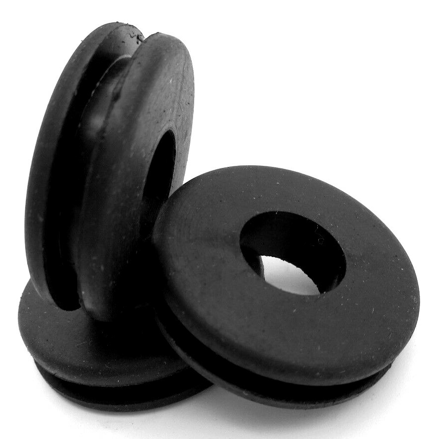 Rubber Grommet – Fits 1″ Hole, 1/8″ Panel, 1/2″ ID – High Quality Perfect Fit!