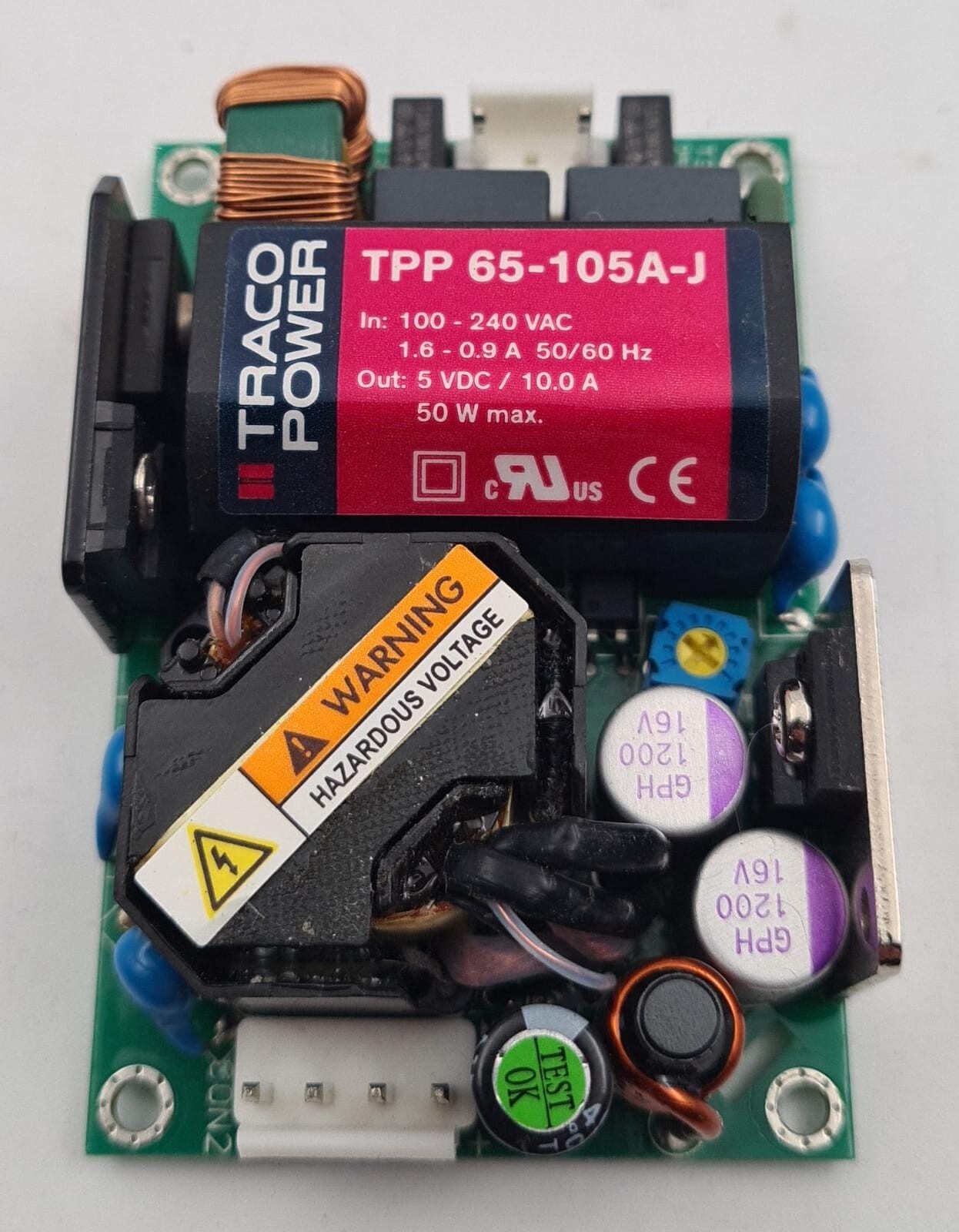 TracoPower TPP 65-105A-J Open Frame AC/DC Power Supply Board PT-946E