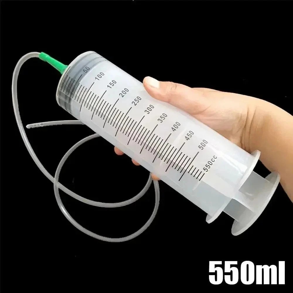 100ml 300ml 500ml Large Capacity Syringe with Hose Oil Pump Pet Feeding Measure
