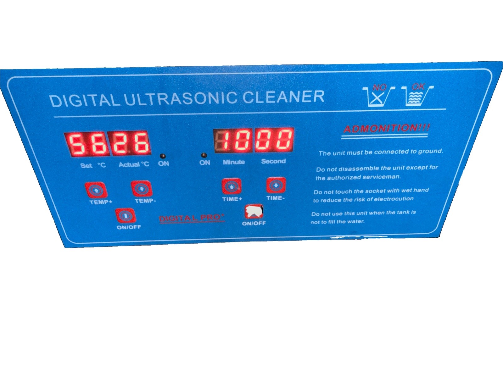 22L Ultrasonic Cleaner Stainless Steel Cleaning Machine & Timer Heater