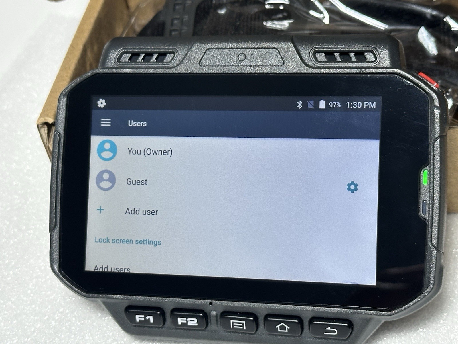 Unitech WD100-0AWRUMSG Wearable mobile computer scanner ANDROID 7.1 – FREE SHIP