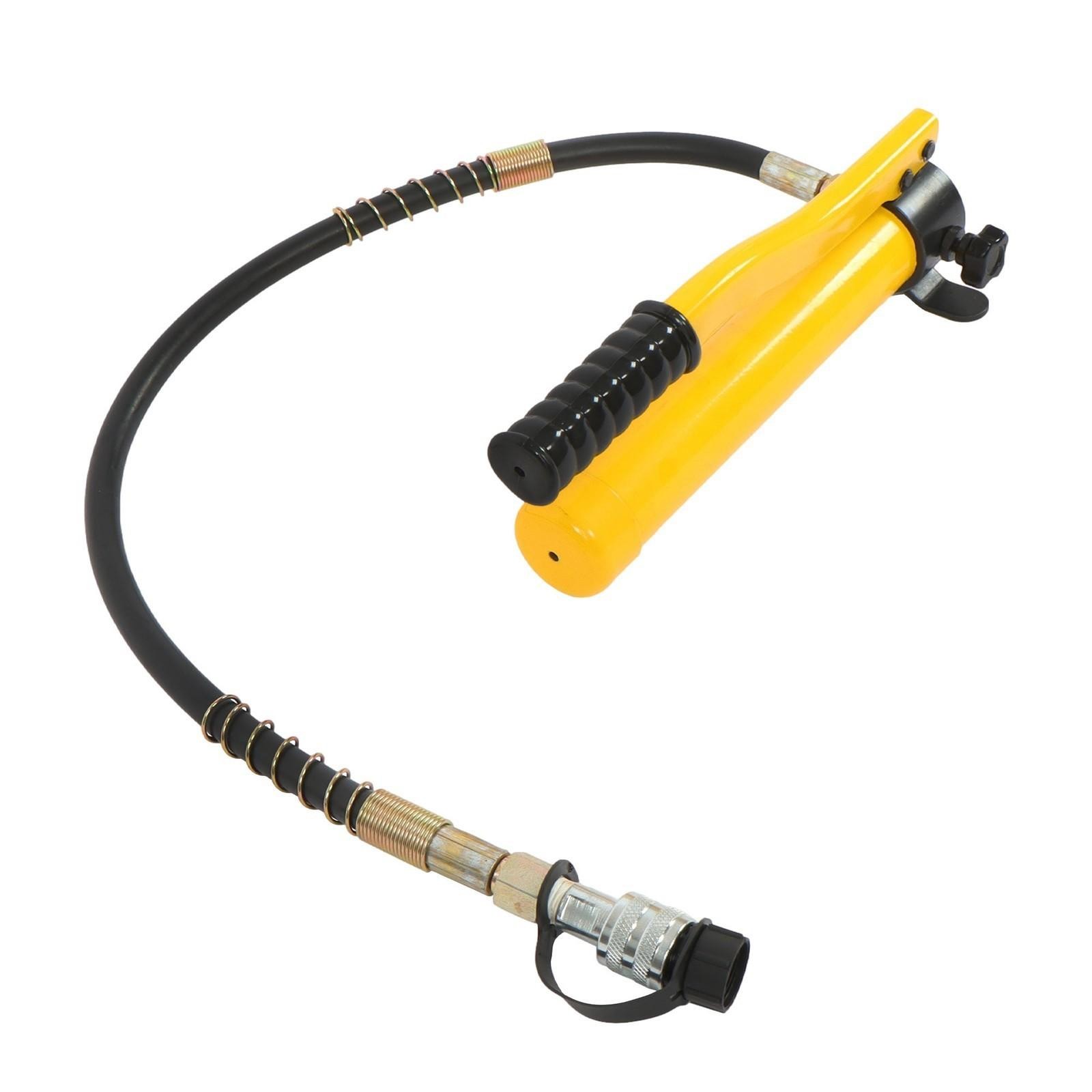 15T 1/2 Inch to 4 Inch Hydraulic Knockout Punch Driver Tool Kit with 10 Dies
