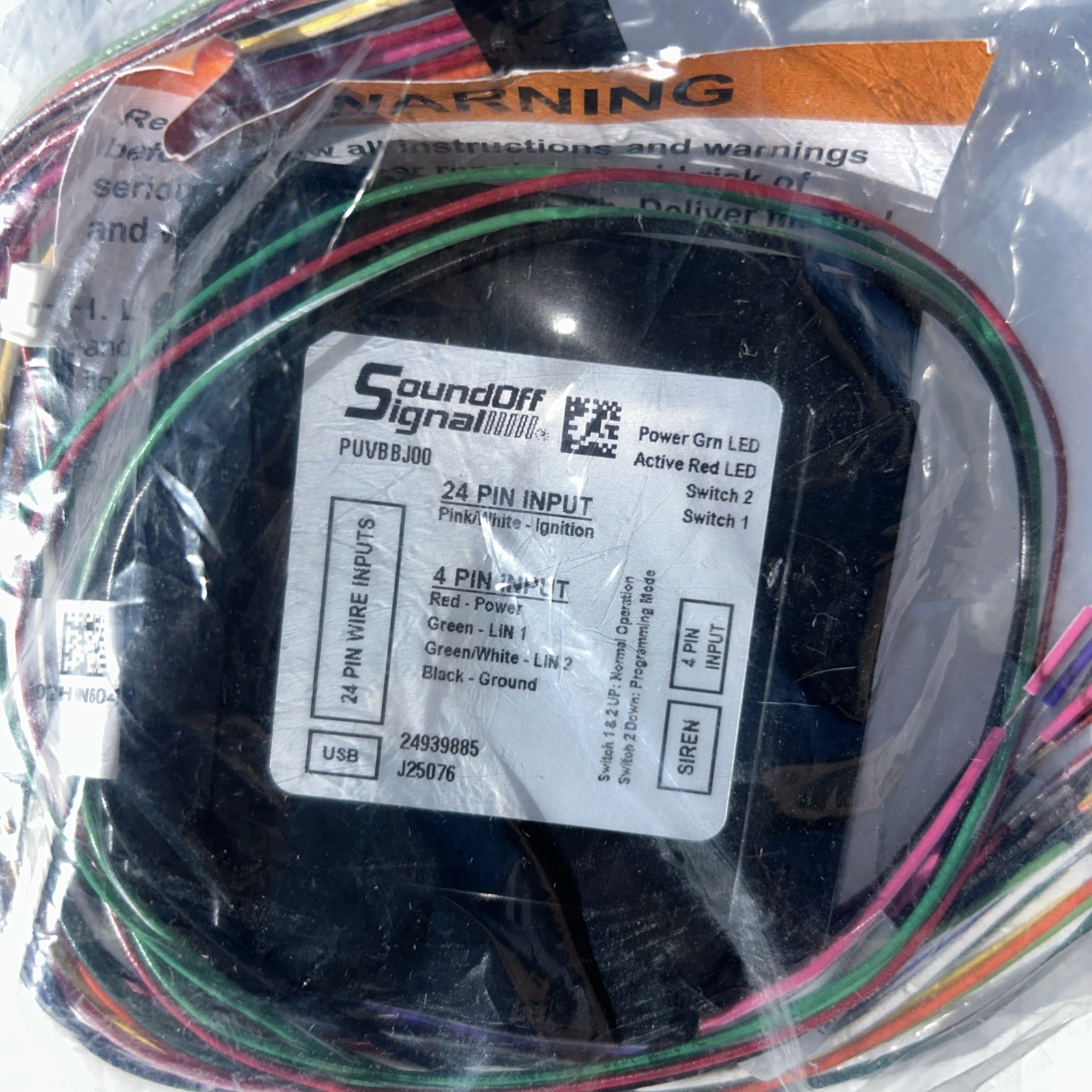 Soundoff Signal Breakout Box UBOB UNIVERSAL NEW IN BAG PUVBBJ00 *FREE SHIPPING*