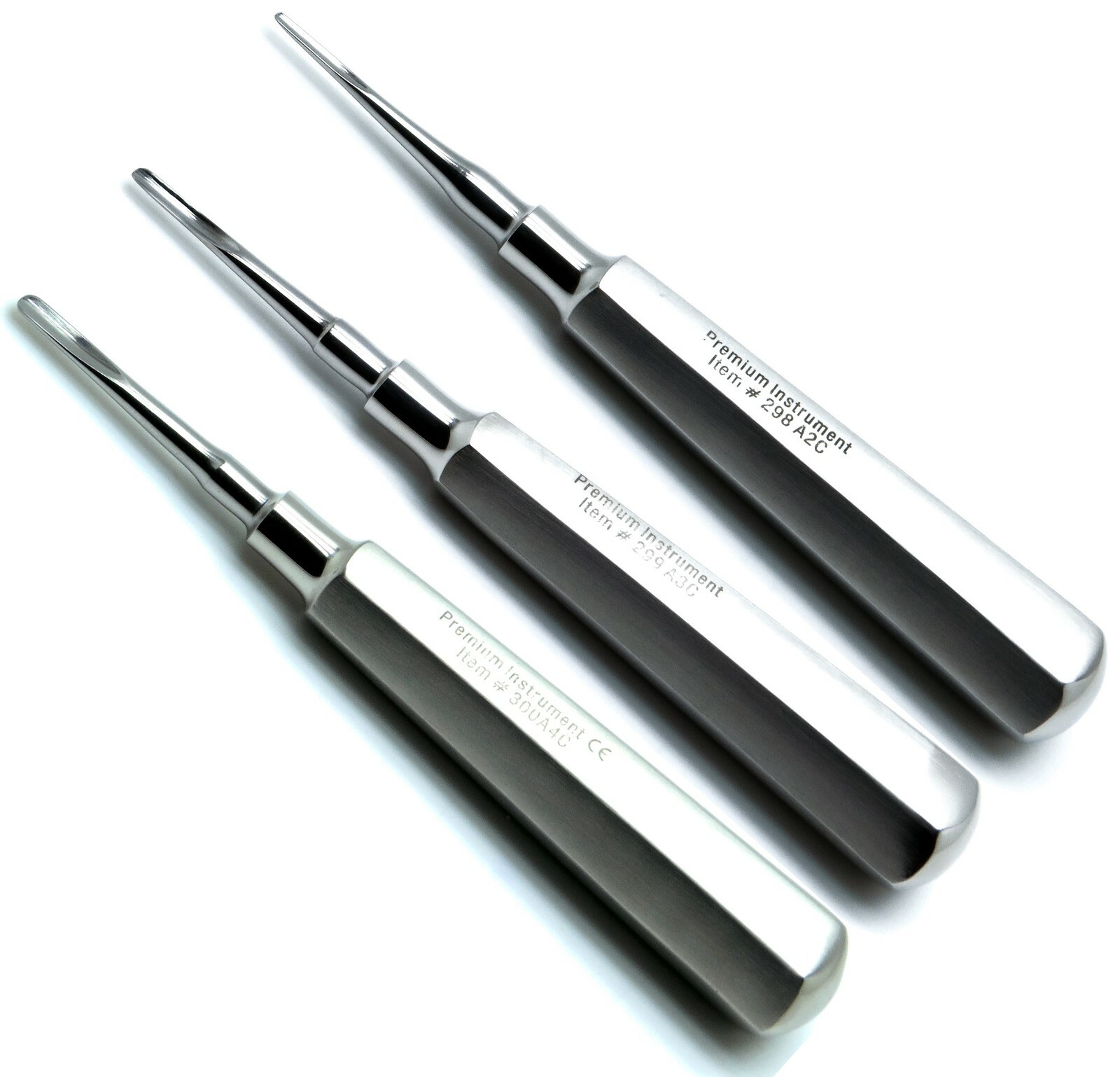 Dental Elevators Coupland Elevators Set of 3 Extracting Extraction Instruments