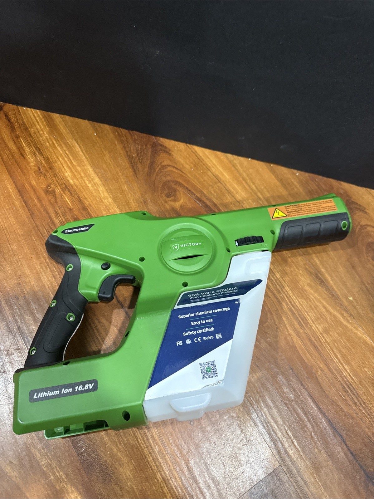 Victory Innovations VP200ES Electrostatic Sprayer – Tool Only. No Charger, No Ba
