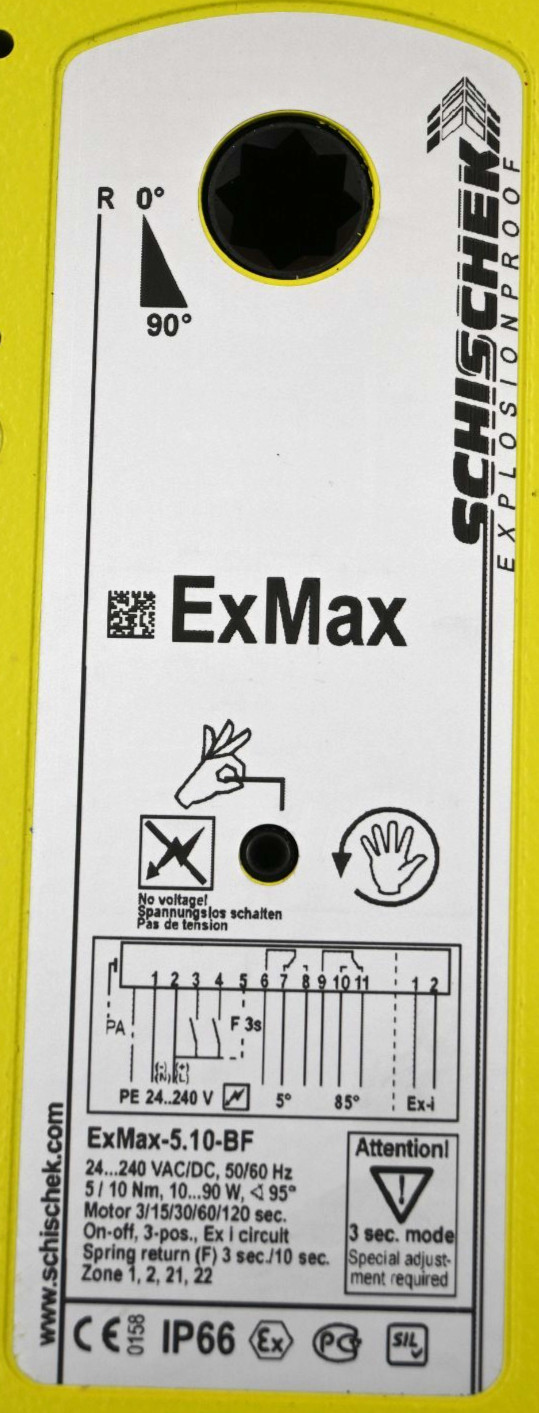 Schischek ExMax-5.10-BF Industrial HVAC Actuator Explosion Unit 50/60Hz