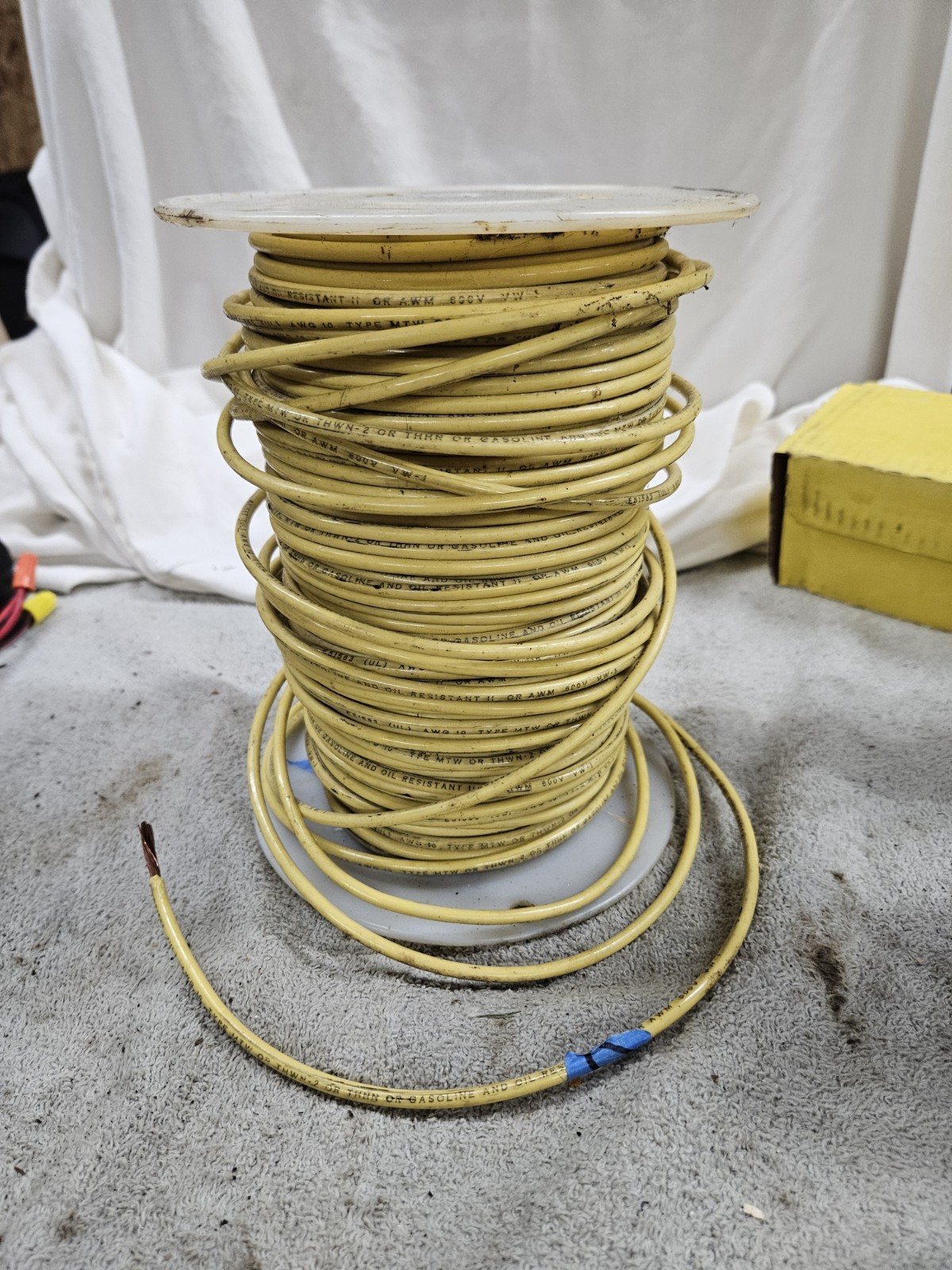 E51583 awg 10 Stranded MTW THWN-2 THHN AWN GAS / OIL RESISTANT. 300 + FT. 12 LBS