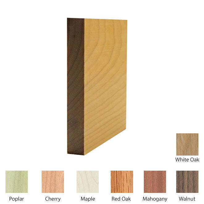 EWSS13 Square Stock Trim, 3/4″ x 5-1/4″ Unfinished Solid Hardwood
