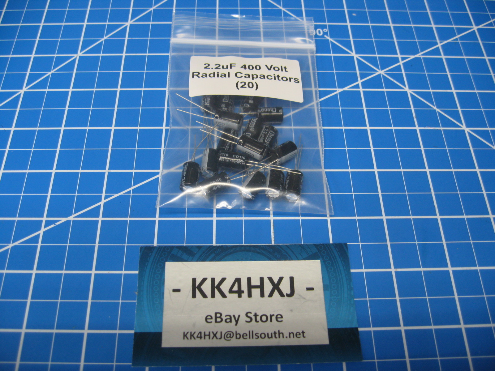 Radial Electrolytic Capacitors – 400V 2.2uF – Imported – 10 Pieces