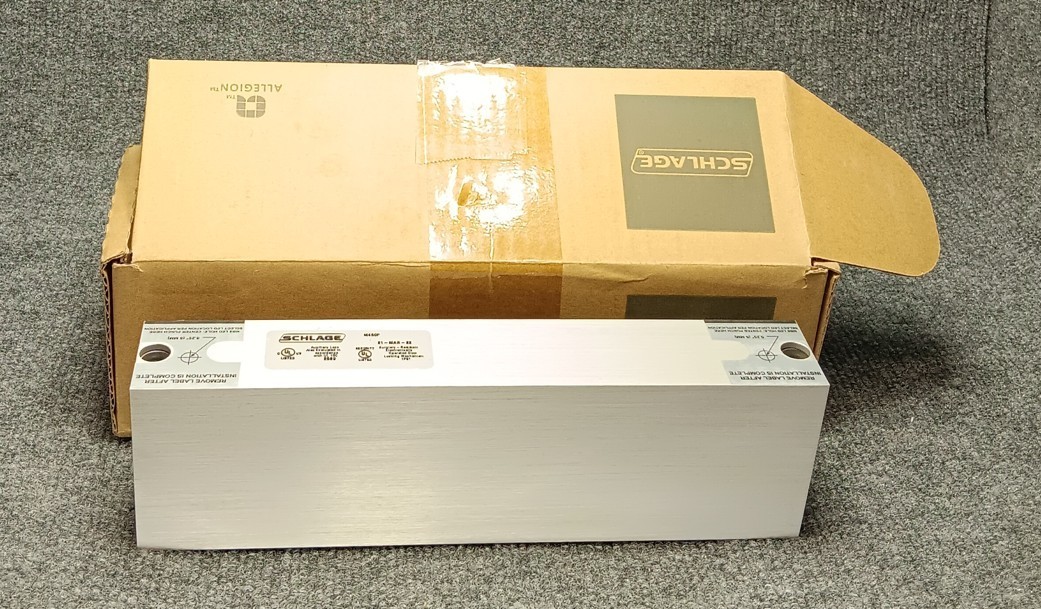 Schlage M452P Electromagnetic Lock Double Door 1000lb Maglock 12/24V Open Box