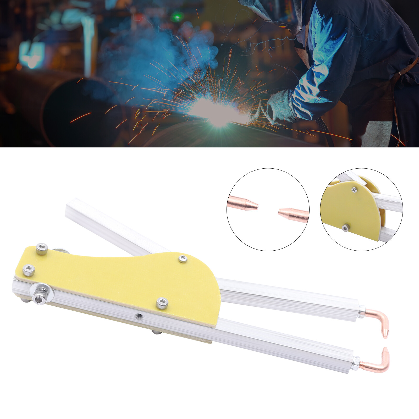1 Pair Spot Welding Machine Welding Pliers 12.3cm Spot Welder Machine Pliers