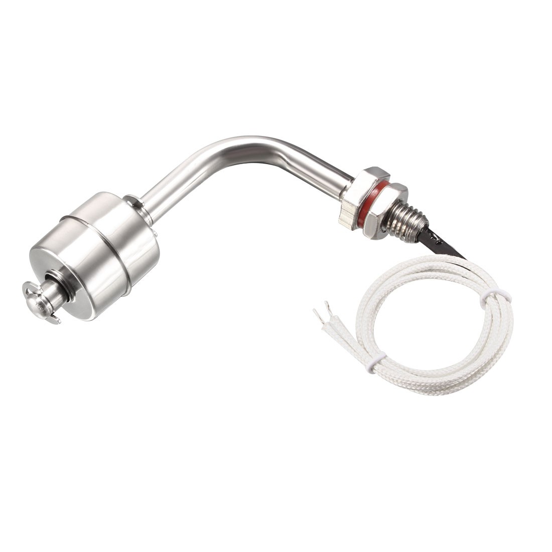 Float Switch Stainless Steel L Shaped M10 26mm Dia Fish Tank Water Level Sensor