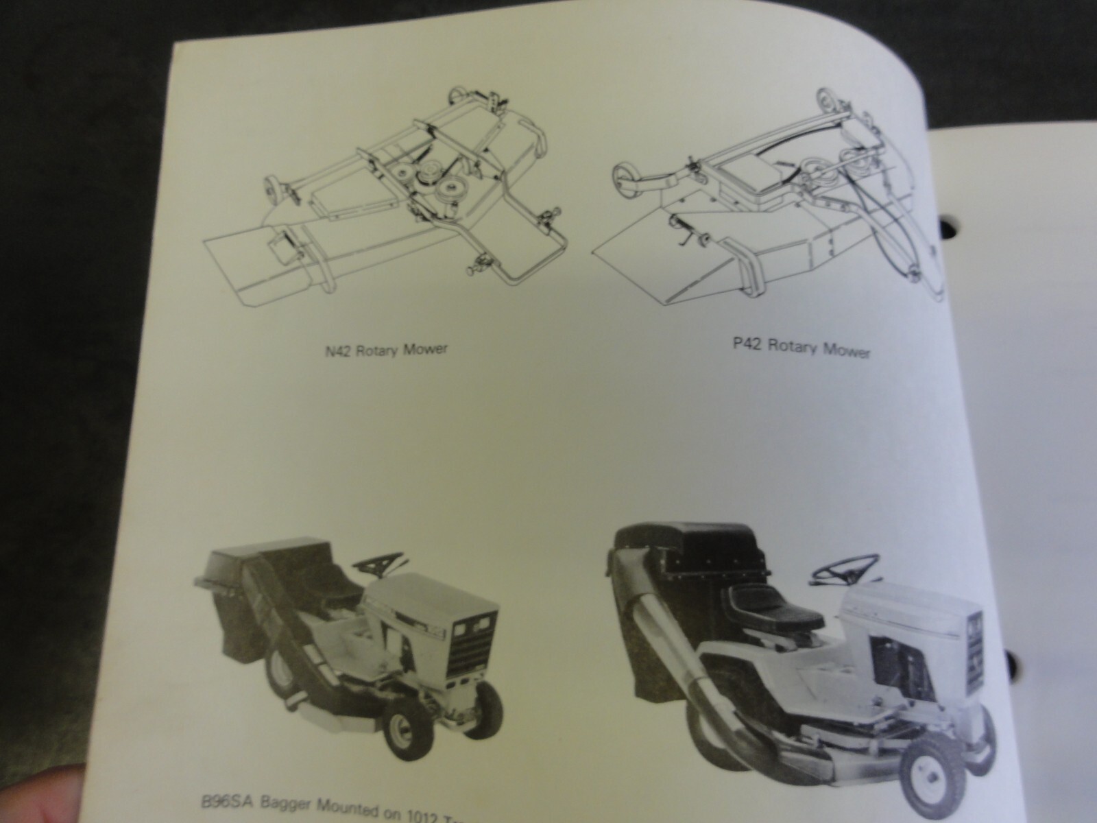 Ingersoll N42 P42 RM42 N43 Rotary Mower SB38Y T82 R82 Snowcaster Parts Catalog