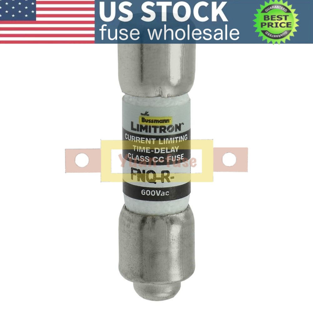 10PCS New Eaton Bussmann Series Time-delay Fuse FNQ-R-1-1/2 1.5A 600V