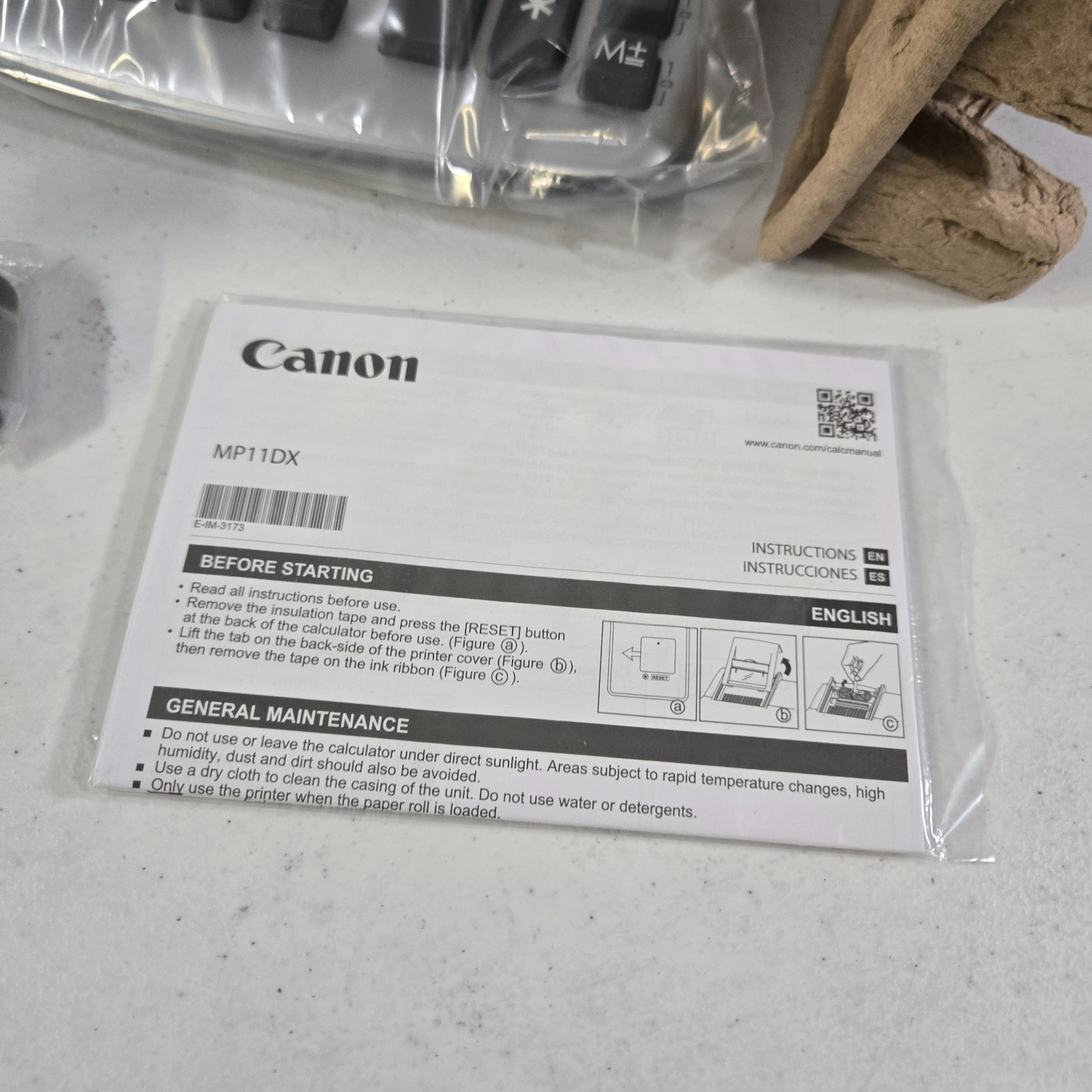 Canon MP11DX-2 Heavy Duty Desktop Printing Calculator 12-Digit 2-Color NEW T3