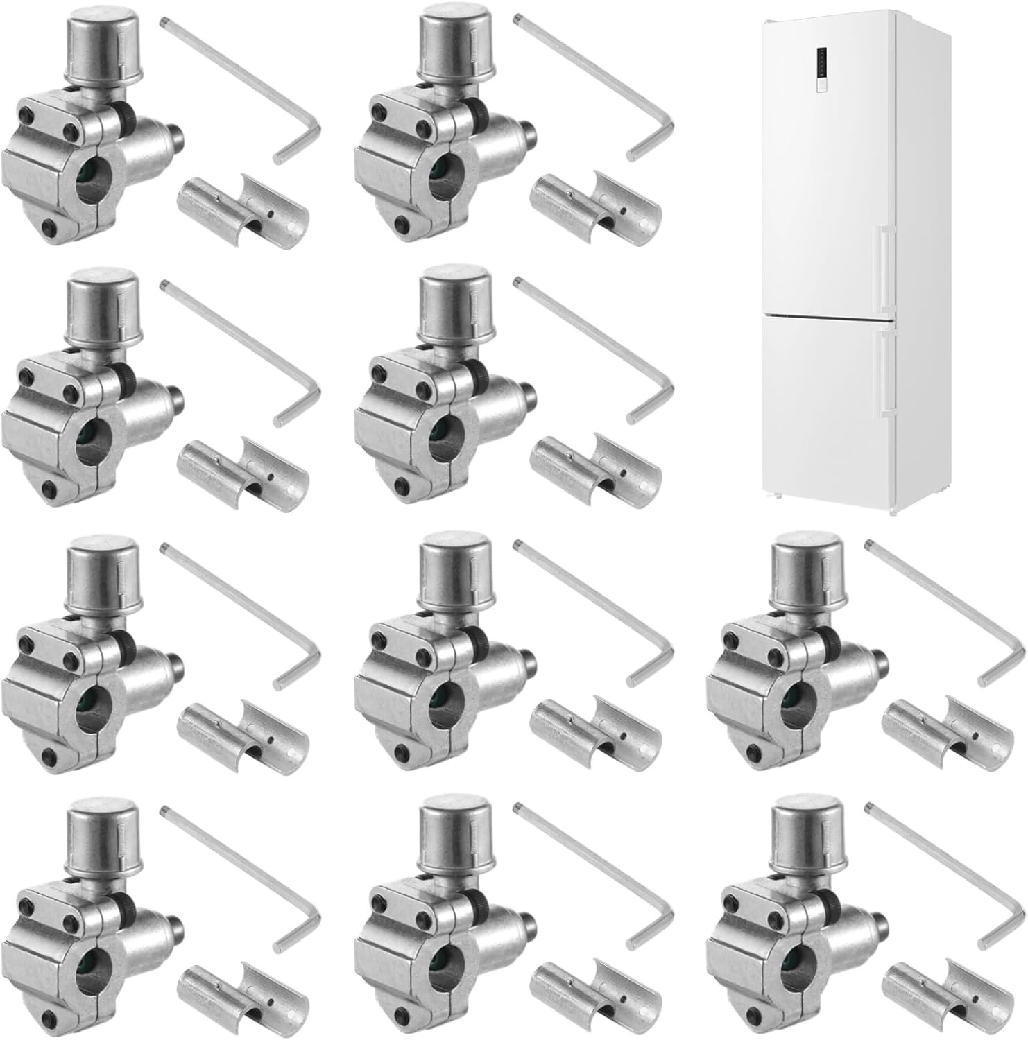 10 Pcs Bullet Piercing Valves BPV-31 Piercing Valve for Refrigerators HVAC Co…