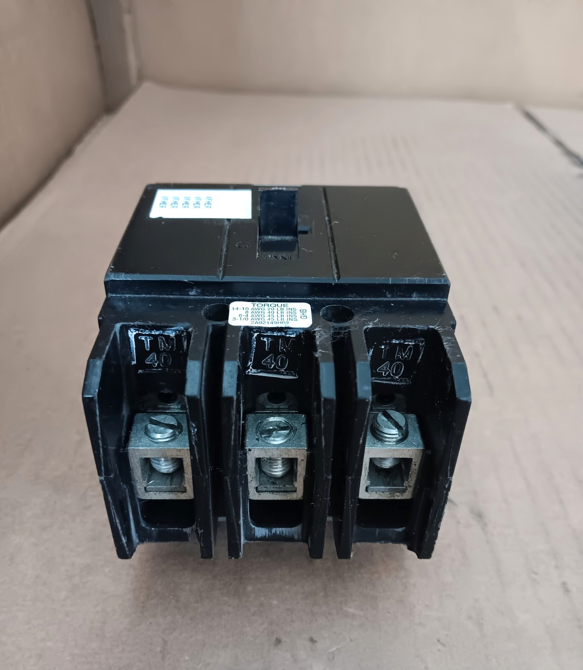Eaton GHB3060 60 Amp 3 Pole Circuit Breaker 480/277 V