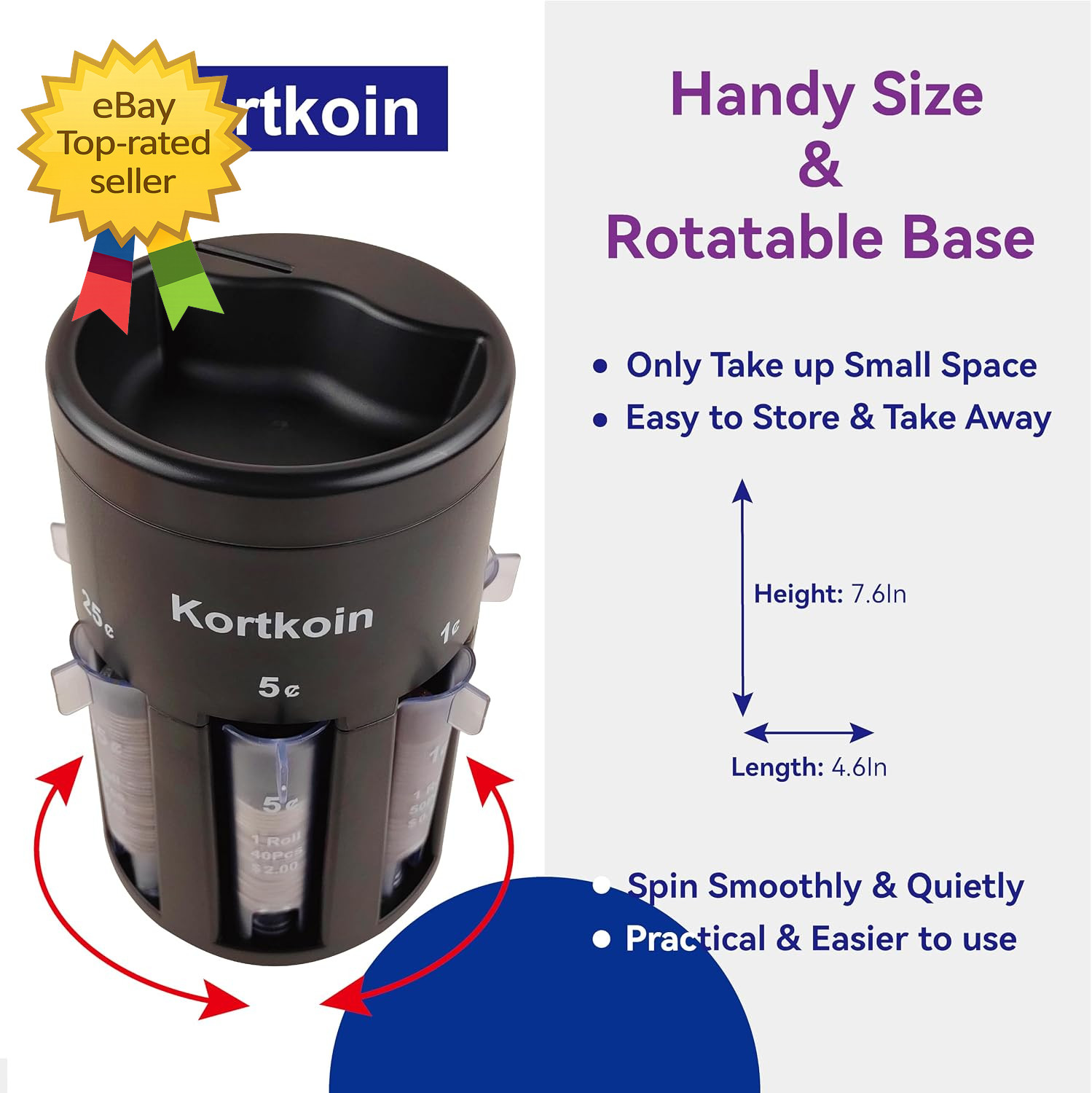 Automatic Coin Sorter 5 In 1 Coin Counter Machine Coin Wrappers Change Sorting