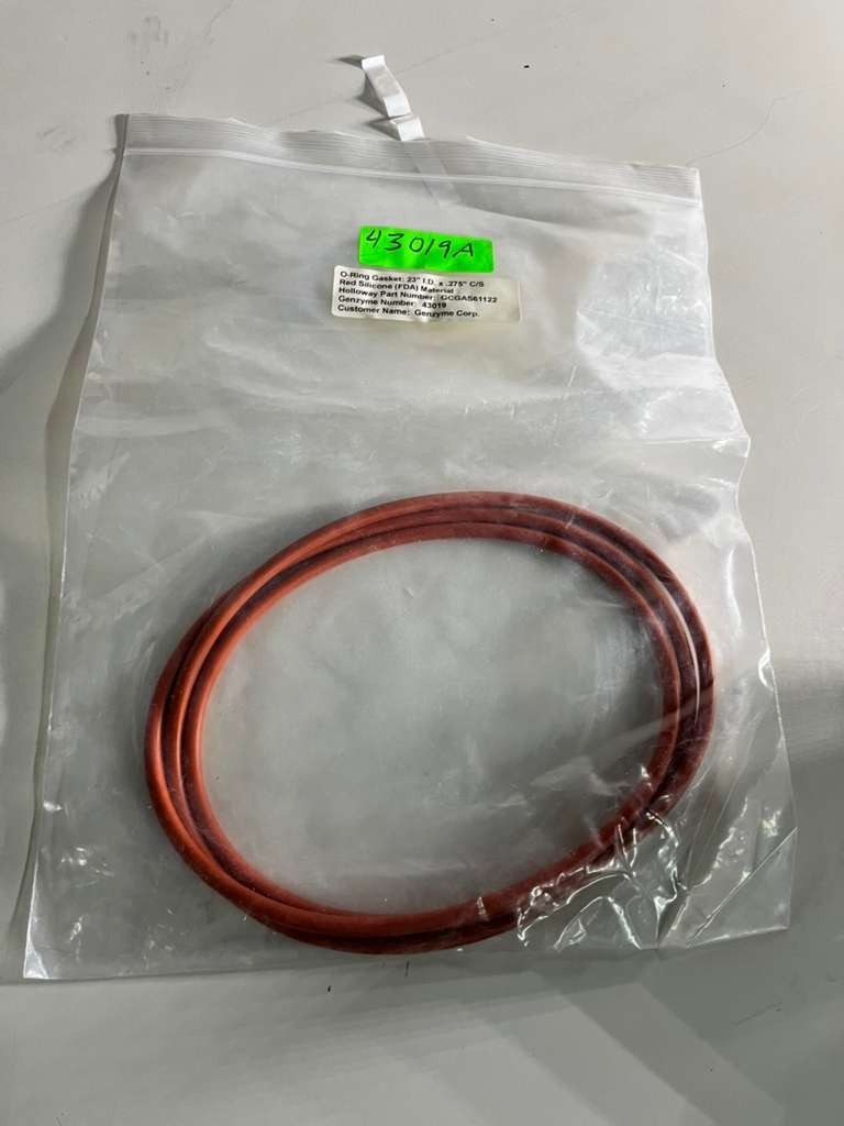 Red Silicone O-ring gasket 23 I.D 27.5 C/S