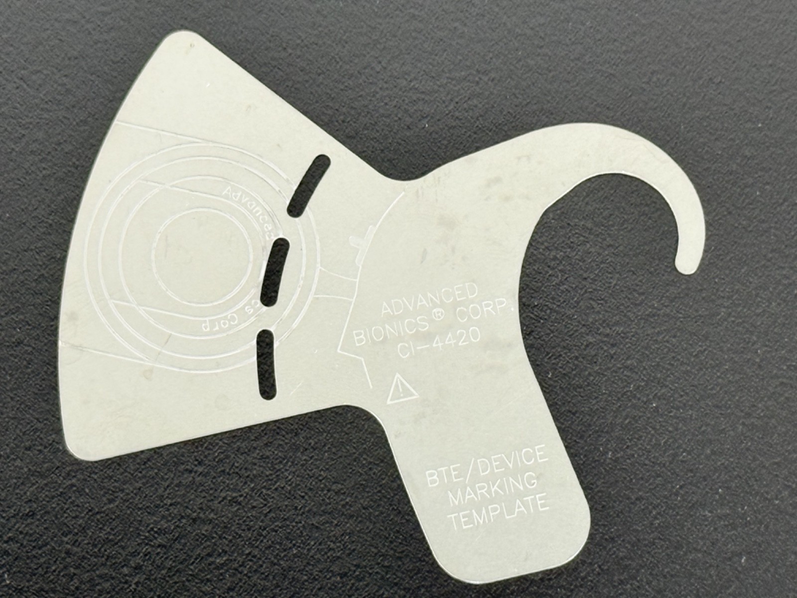 Advanced Bionics CI-4420 & CI-4340 Device Marking Template Set