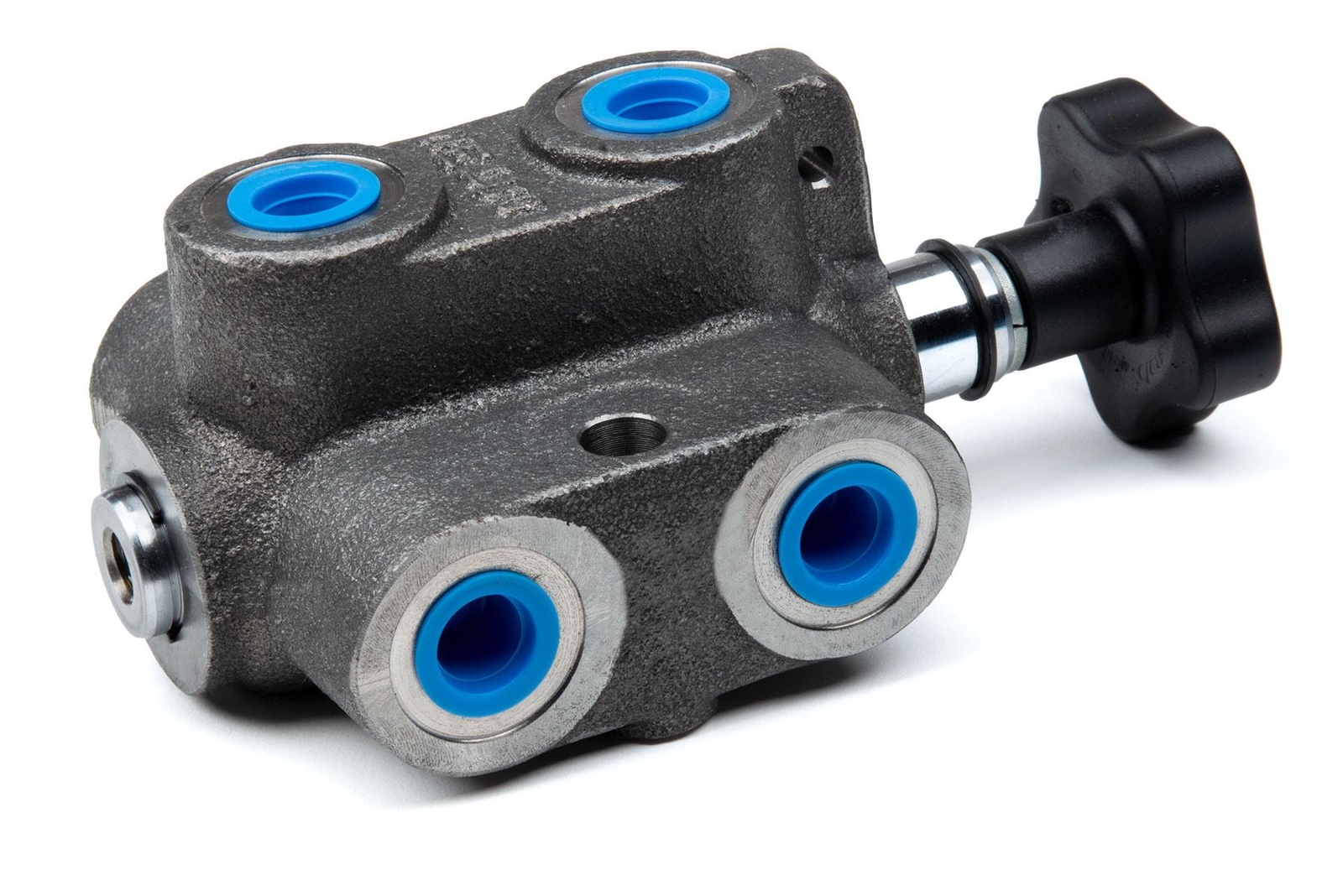 Metro Double Selector Valve, 6 Port, 2 Position, 20 GPM, SAE 6 Port Size, Knob