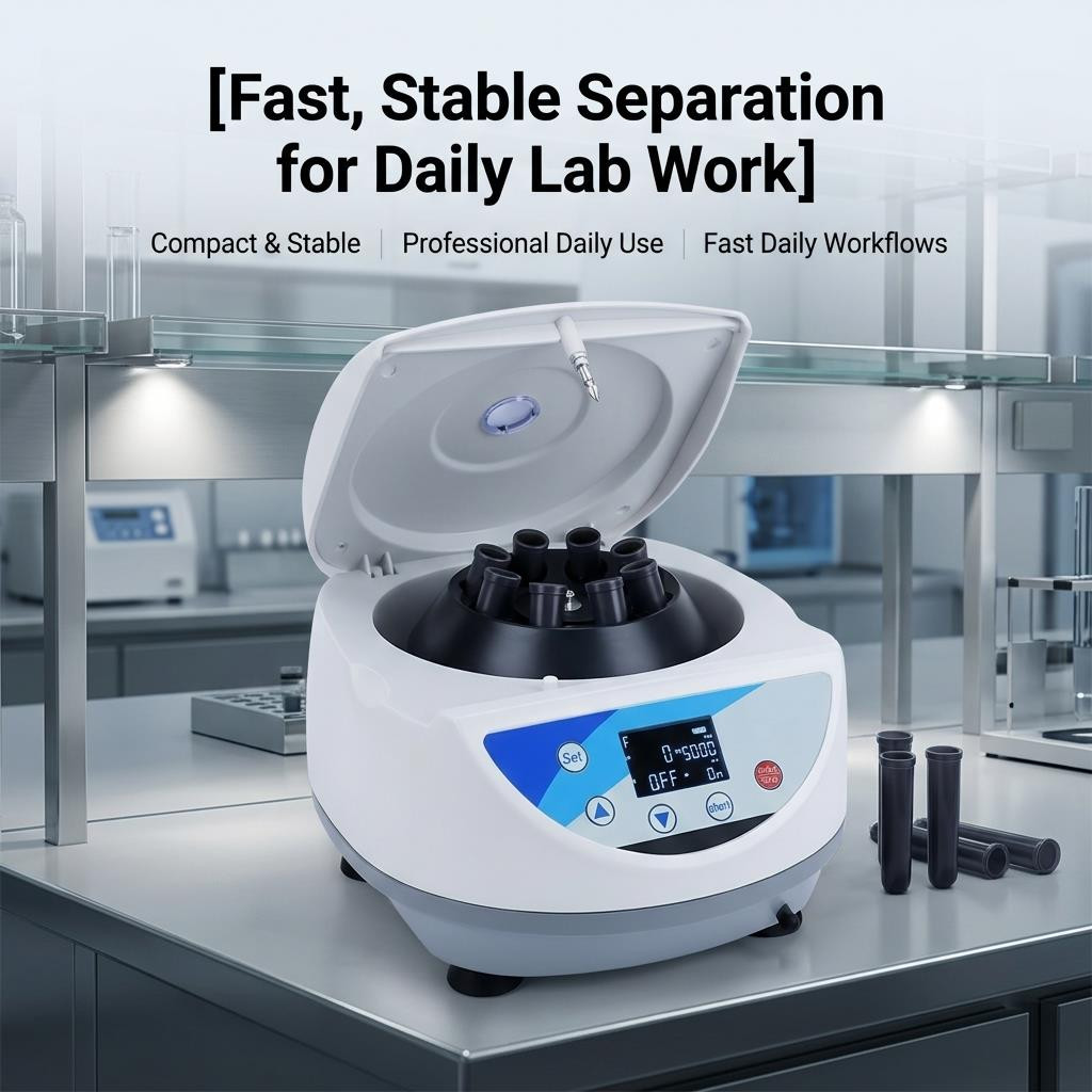 500–5,000 r/minCentrifuge Machine Lab Low Speed Desktop Centrifuge Machine Timer