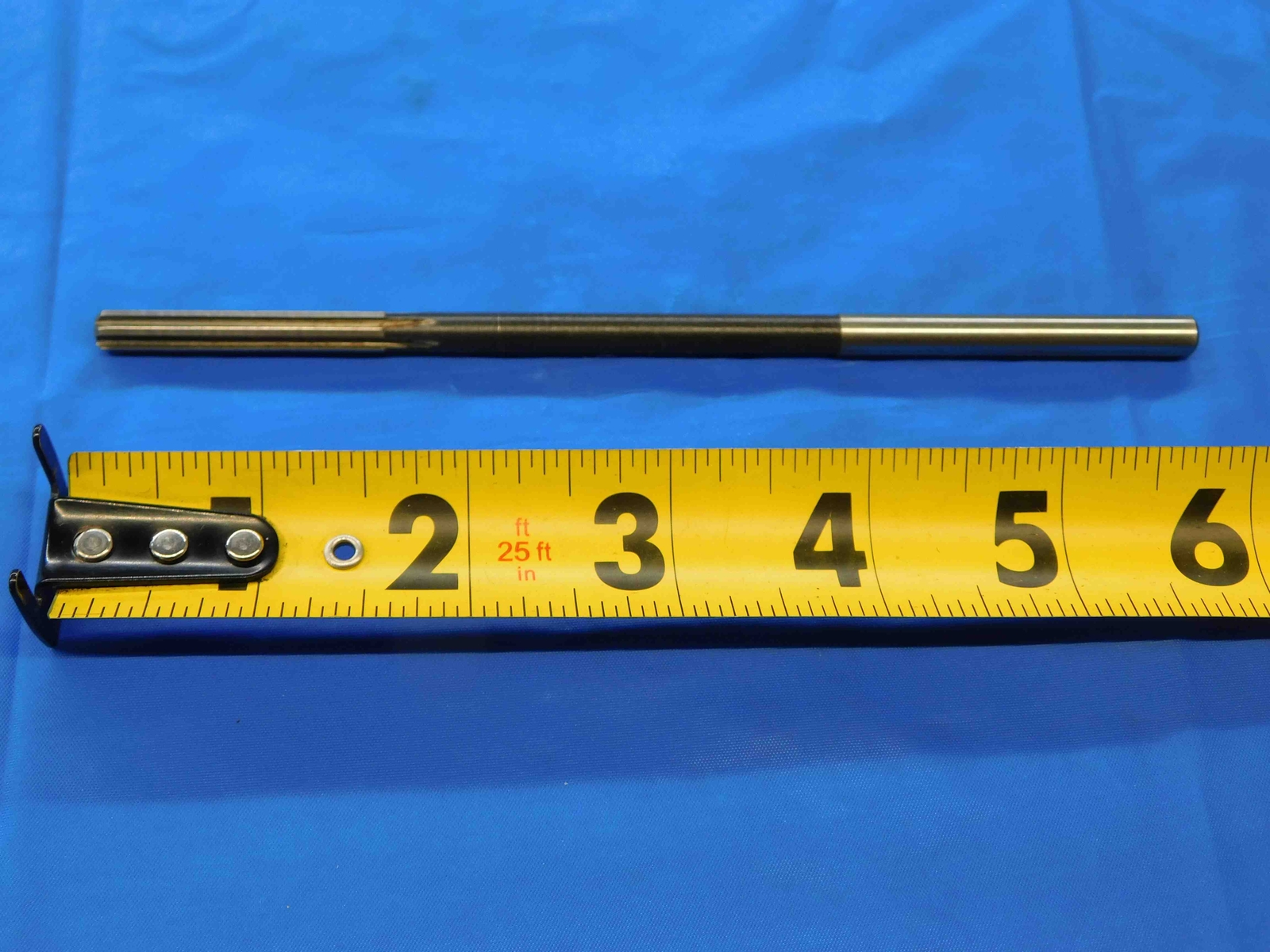 0.2362 O.D. HSS CHUCKING REAMER 6 FLUTE .2362 15/64 .2500 -.0138 UNDERSIZE 6 mm