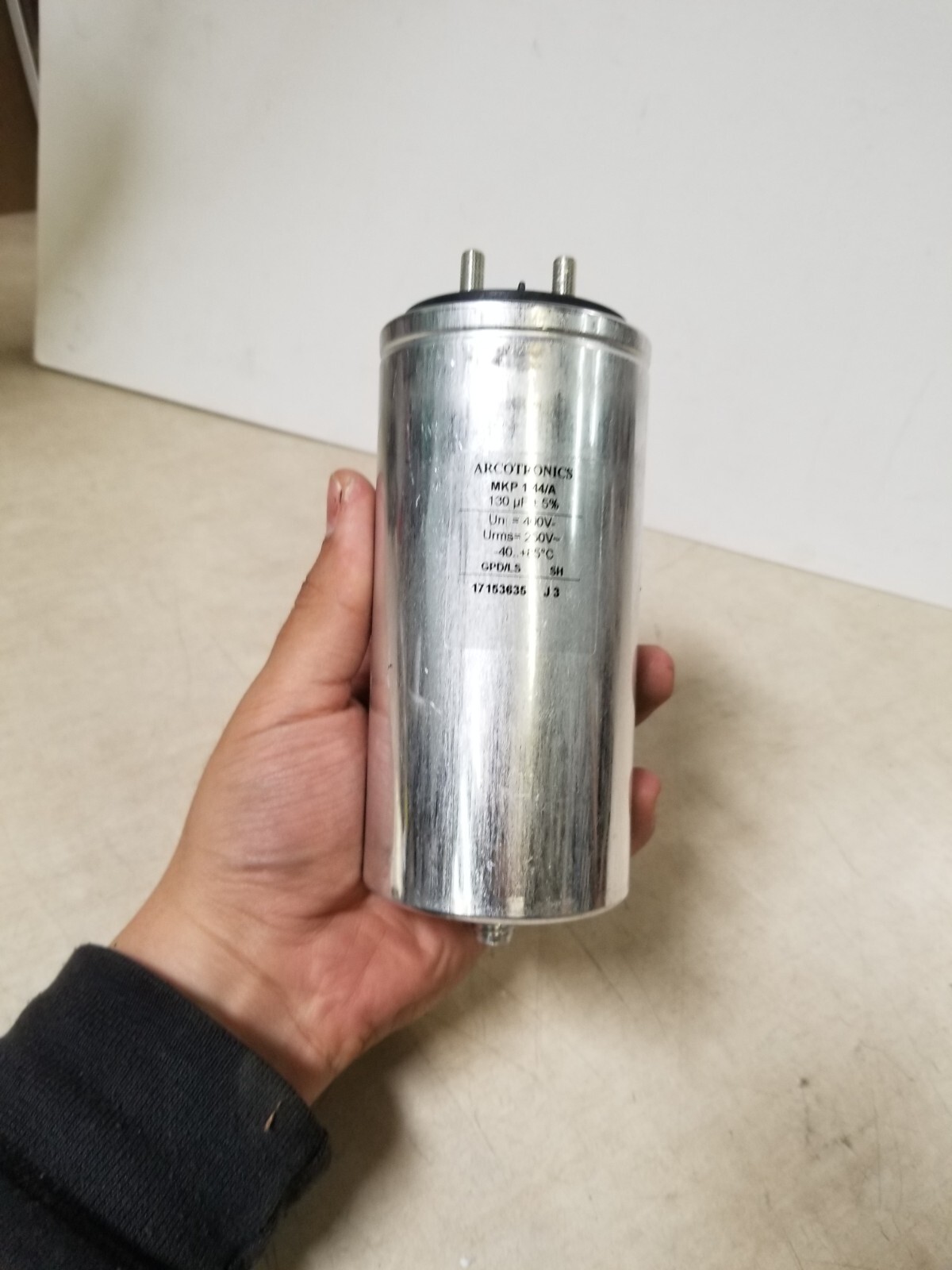 Lot of 2 – Arcotronics Capacitor MKP 1.44/A GPD/LS SH 17153635 C44AFGP6130ZA0J