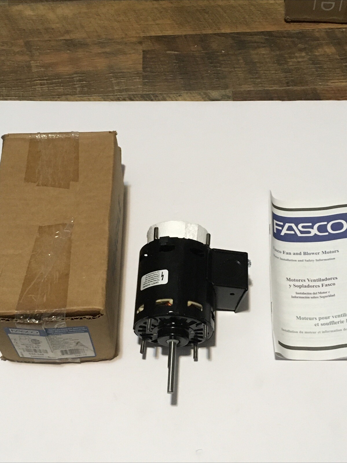 FASCO D1142 Motor,1/15 HP,1500/1300 rpm,3.3,115/230V 48GN51