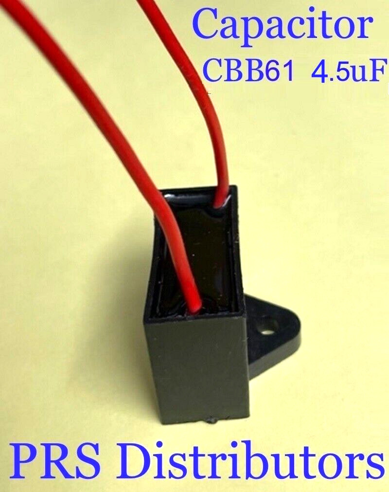 CBB61 4.5uF 4.5mF Motor Ceiling Fan Capacitor replacement 2-Wire 450VAC 50/60 HZ