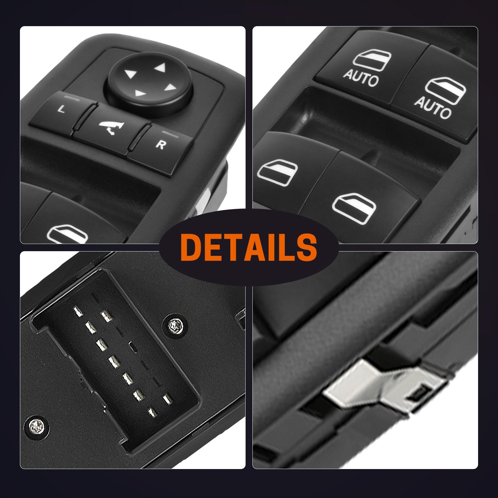 Front Right/ Rear Power Window Switch for Ram 1500 2500 3500 2013-2015 920-535
