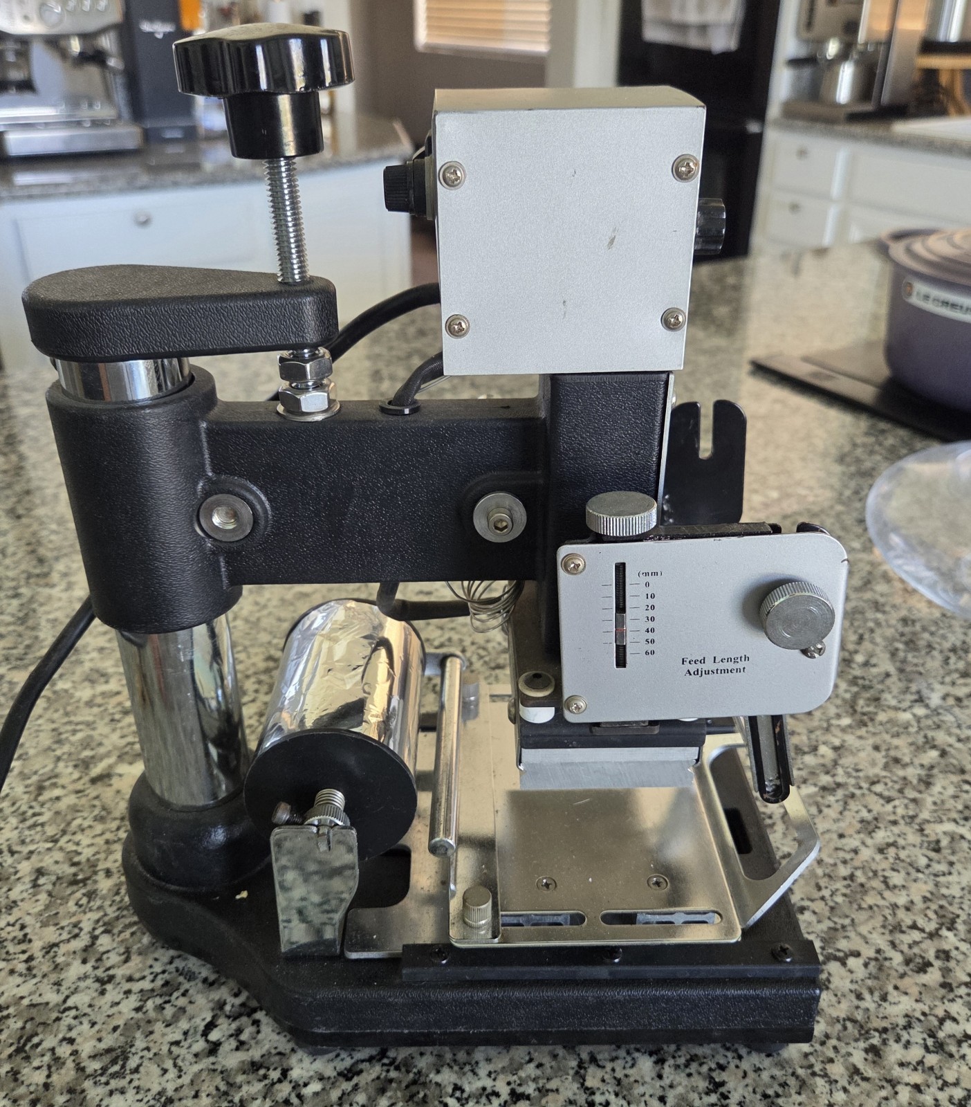 DDT-90AS Manual Hot Foil Stamping Machine-NO HANDLE AND ROLLER, Pre-Owned.