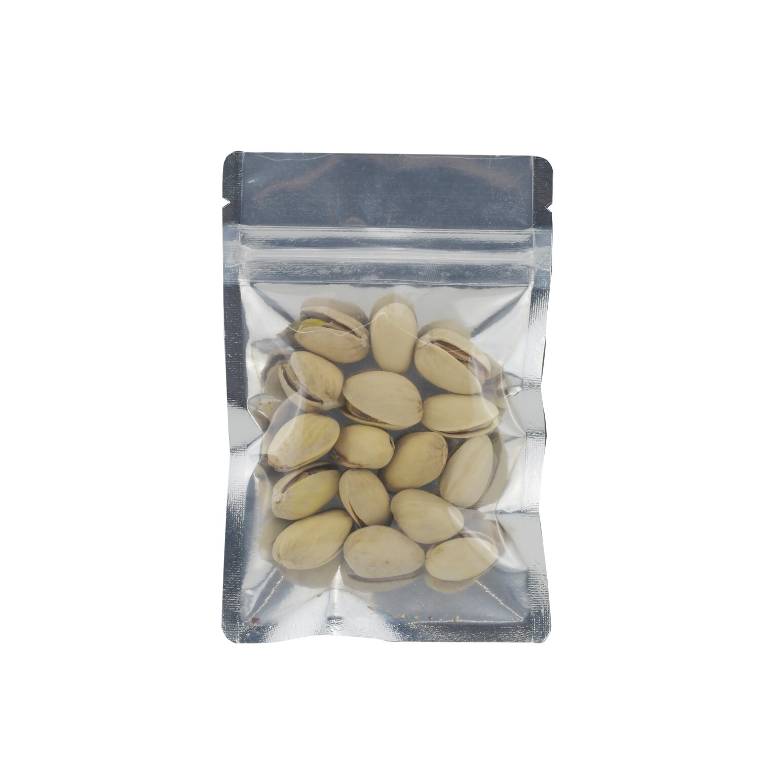 3″ x 4″ Gram Mylar Barrier Bags White Clear Front Resealable Storage – 100 Count