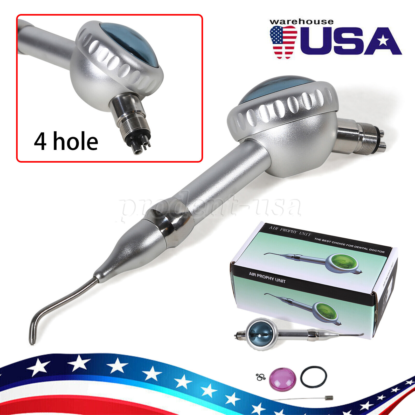 Dental Cordless LED Endo Motor 16:1 Contra Angle + Woodpecker DTE Apex Locator