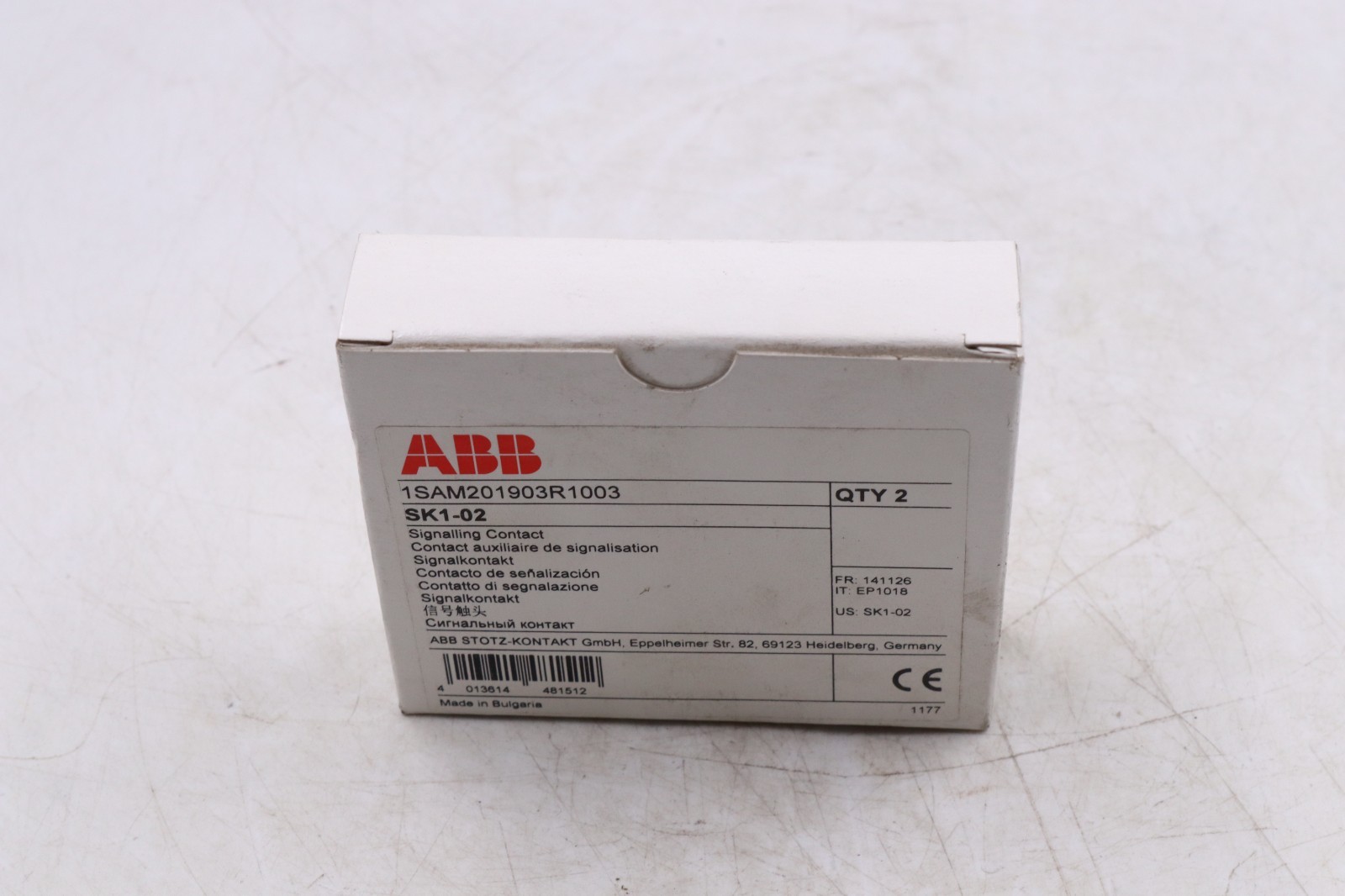 ABB SK1-02 1SAM201903R1003 2PCS MADE IN BULGARIA