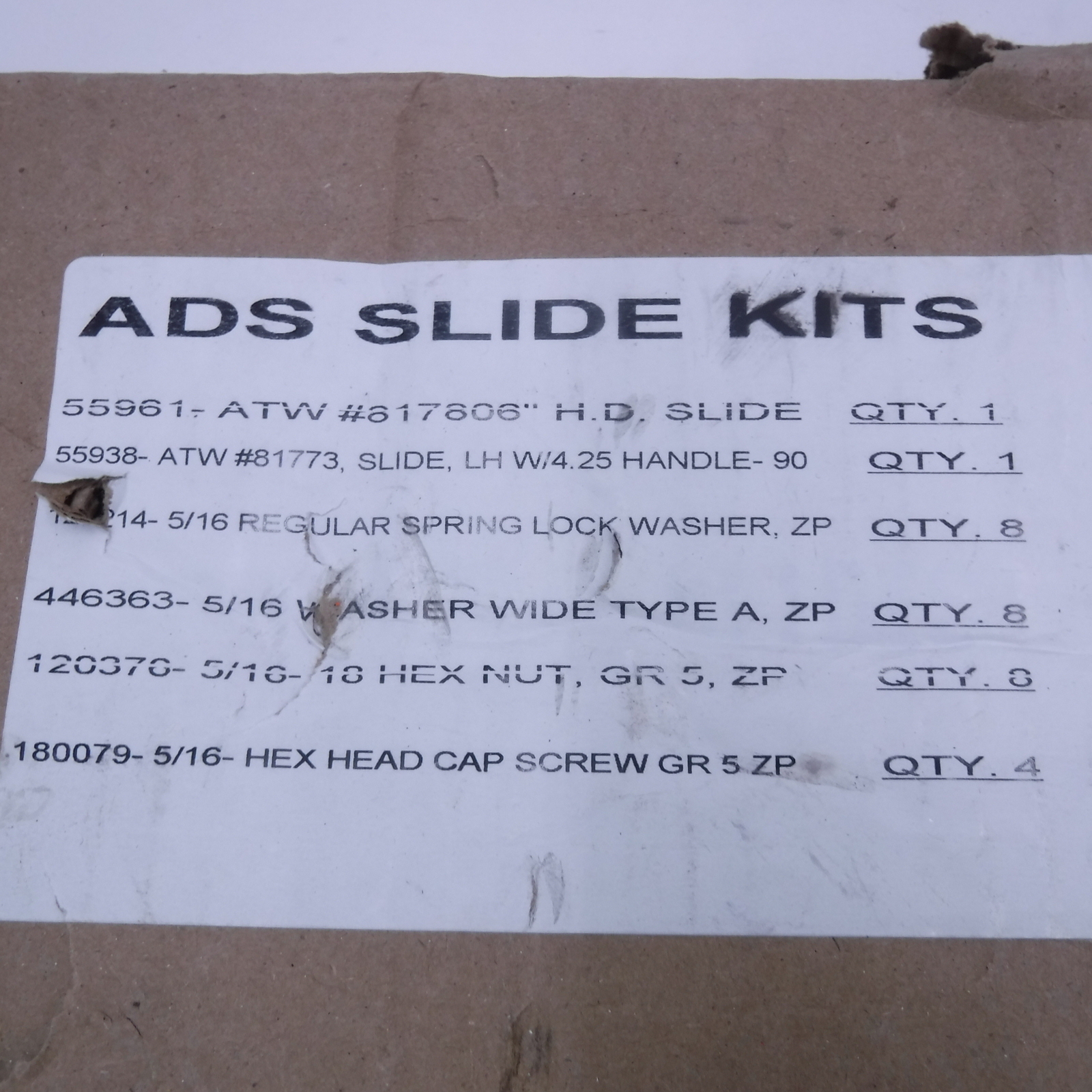 Freedman Seating Drivers Side ADS Slide Kit 817806 For ADS-202A Car Seat