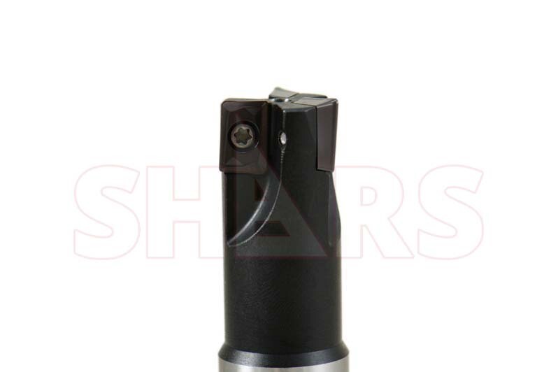 Shars 3/4″ 3 FL 90° Indexable End Mill W/Certificate +5pc APKT Insert ![