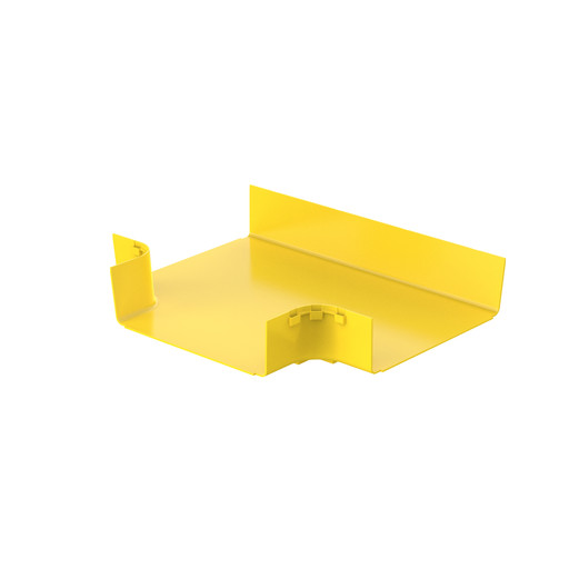 Panduit Corp FRT12X4LYL Fiber Runner Horizontal Tee Fitting, 12″ X 4, Yellow