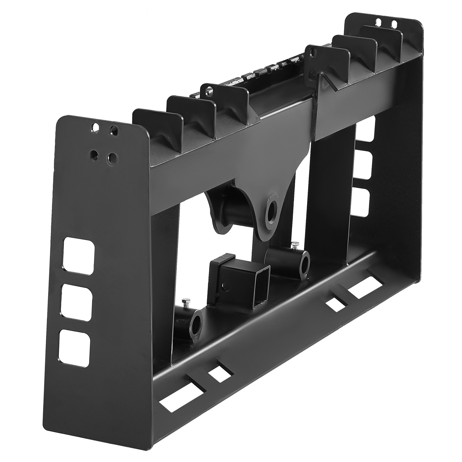 Uimoso 45″ 4000lbs Skid Steer Pallet Frame w/2″ Hitch Receiver and Spear Sleeves