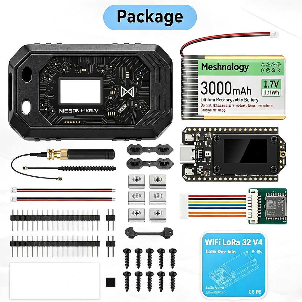 SX1262 LoRa ESP32-S3 V4 915MHz GPS Meshtastic Node WiFi Bluetooth Development