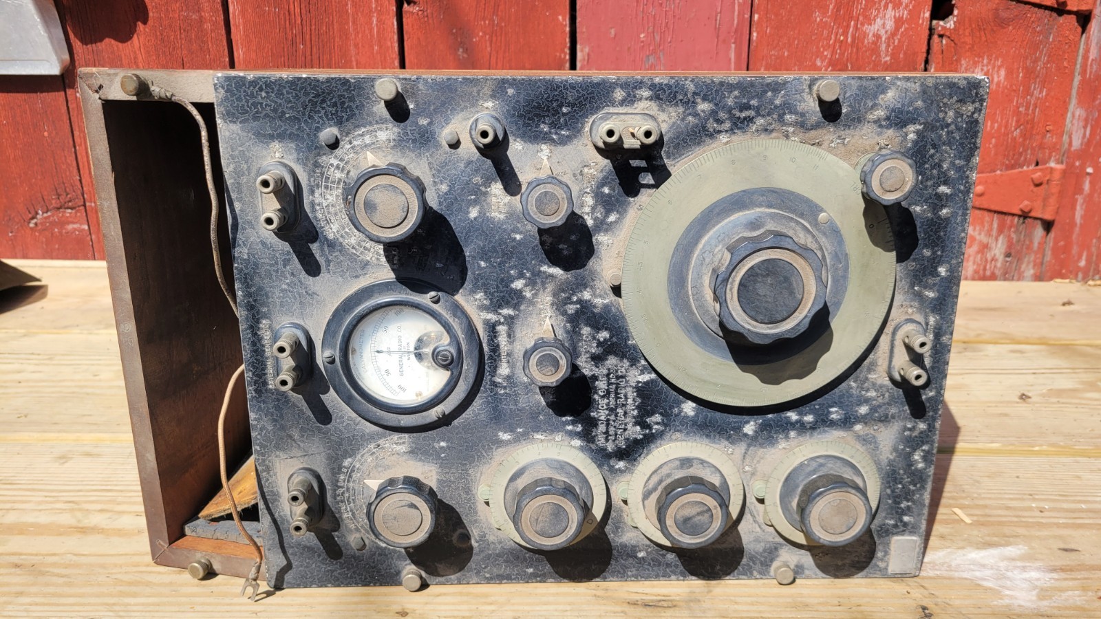 GENERAL RADIO TYPE 650-A IMPEDANCE BRIDGE ( sold as is )