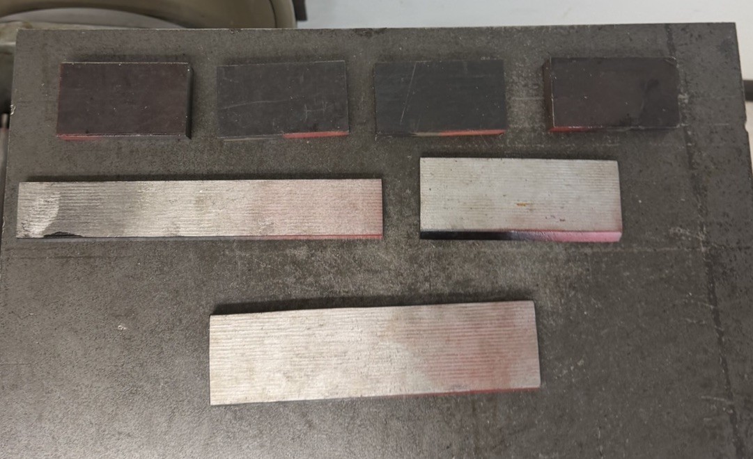 4140 Alloy Steel Bar Lot – Round/Flat/Cutoff Pieces – 7 Pieces – 10.15 LBS