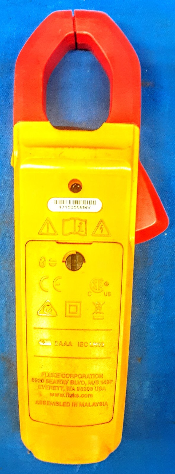 FLUKE 323 TRUE RMS CLAMP METER W/ CASE 600V 400A